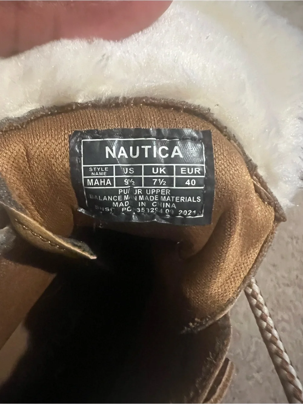 Nautica boots women’s size 9.5
